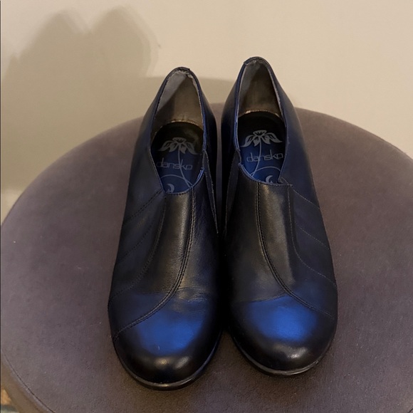 Dansko Bennett Black Pumps Womens 39 Euro/ 8 US Leather Shoes - Picture 2 of 9